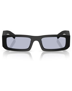 Prada Eyewear Rectangle Frame Sunglasses - White