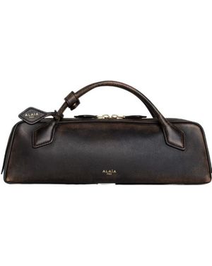 Alaïa Alaïa Le Teckel Zipped Clutch Bag - Black