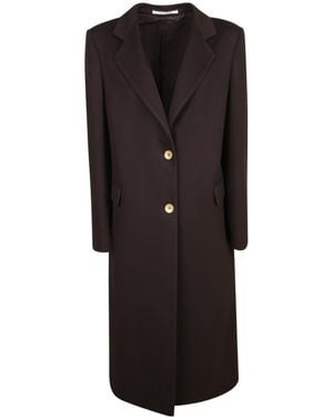 Tagliatore Amanda Notched Collar Coat - Black