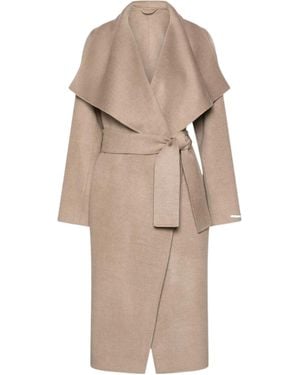 Marella Pure Wool Coat - Natural