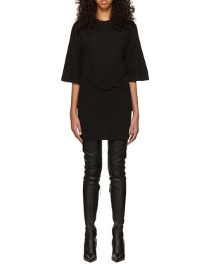 Dion Lee Corset-Detail Tunic Top - Black