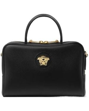 Versace La Medusa Hand Bag - Black