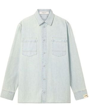 Golden Goose Long Sleeved Shirt - Blue