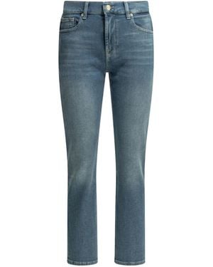7 For All Mankind Belt-Loop Jeans - Blue