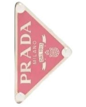 Prada Symbole Single Earring - Pink