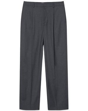DUNST Pleated Casual Pants - Gray