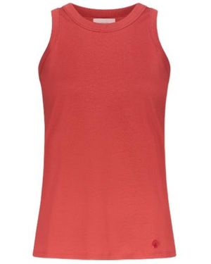Loulou de Saison Poso Lds Supima Tank Top - Red