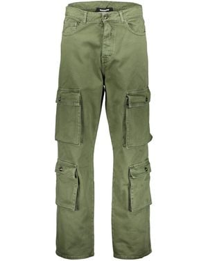 Barrow Logo Patch Cargo Jeans - Green