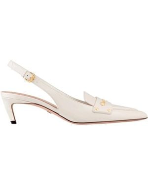 Dior Boy Slingback Pump - White