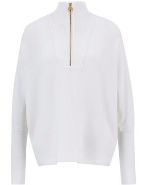 Barbour Lola Knit Sweater - White