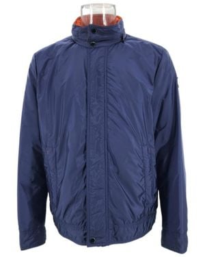 Paul & Shark Patch And Stand-Collar Cotton Dress - Blue