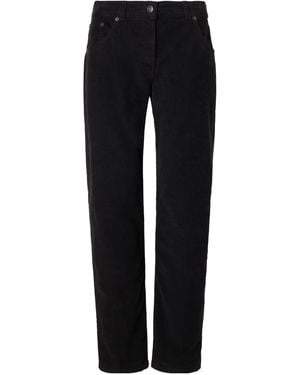 The Row Casual Pants With Belt Loops - Black