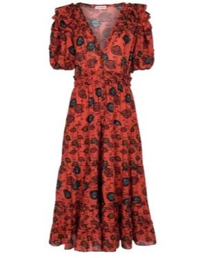 Ulla Johnson Printed Dress - Red