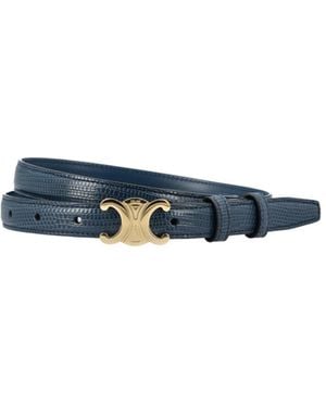 Celine Triomphe Belt 18Mm - Blue