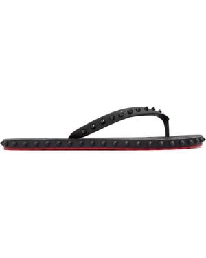 Christian Louboutin Super Loubi Flip Flops - White
