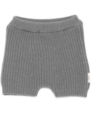 Douuod Cable-Knit Pants - Gray