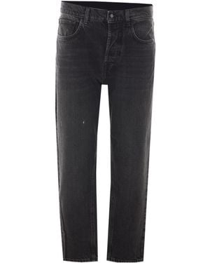 AMISH Jeremiah Straight-Leg Jeans - Gray