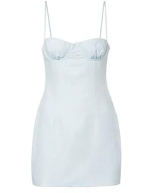 SIR. Linen Minidress - Blue
