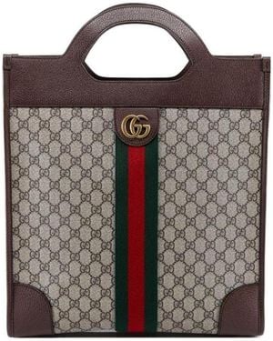 Gucci Ophidia Gg Medium Handbag - Black
