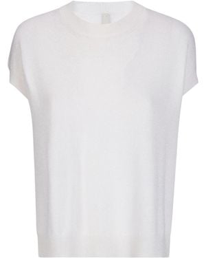 Boboutic Sleeveless Knitted Top - White