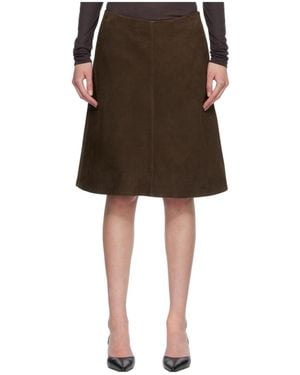 TOTEME A-Line Skirt - Brown