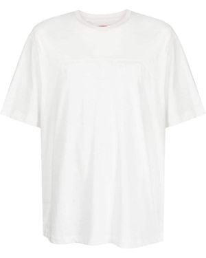 Ferrari Embossed Logo T-Shirt - White
