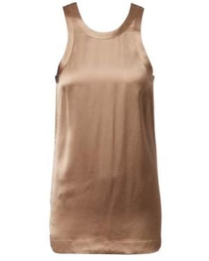TOTEME Satin Top - Brown