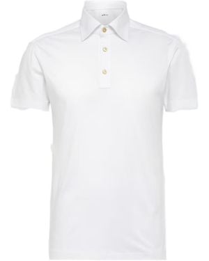 Kiton Cotton Polo Shirt - White
