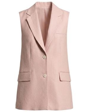 Peserico Buttoned Sleeveless Jacket - Pink