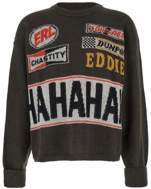 ERL Round-Neck Knitwear - Black