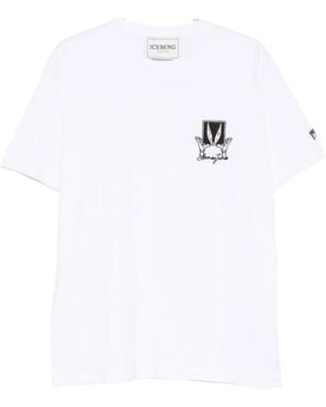 Iceberg Short Sleeve Crewneck T-Shirt - White