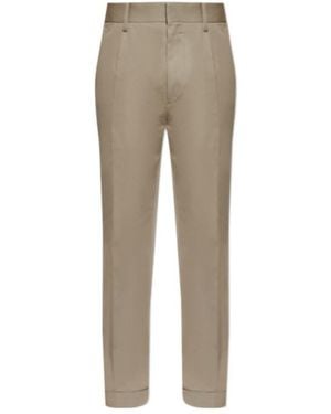 DSquared² Monkey Business Military Straight Trousers - Natural