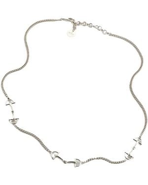 Gucci Staffa Necklace - White