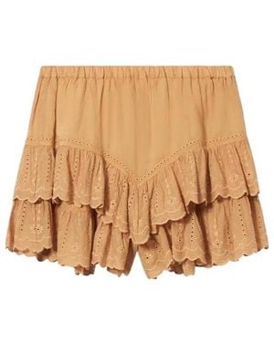 Isabel Marant Jocadia Shorts - Natural