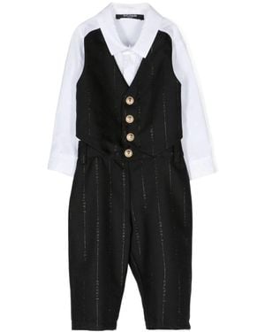 Balmain Trompe-L'Oeil Suit Set - Black