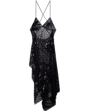 PUCCI Embroidered Tulle Dress - Black