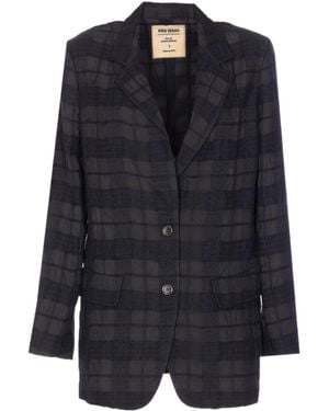Uma Wang Long-Sleeved Blazer - Blue