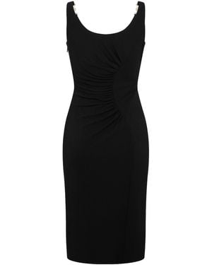 Versace Long Fitted Dress - Black