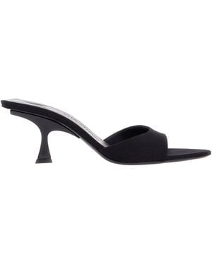 The Attico The Heeled Sandals - Black