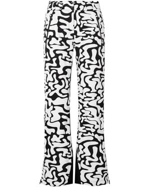 Aztech Mountain Printed Padded Ski Trousers - White
