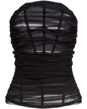 Balenciaga Silk Tops - Black
