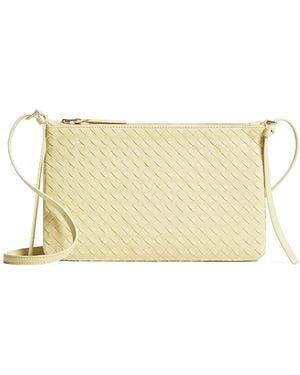 Bottega Veneta Intrecciato Piccolo Medium Pouch - Natural