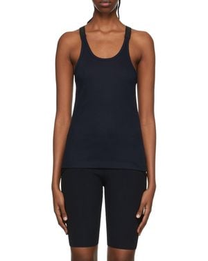 Dion Lee Ribbed Knitted Vest - Blue