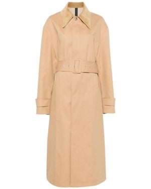 Ami Paris Belted Coat - Natural