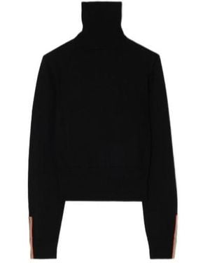 Burberry Wool Rollneck Sweater - Black