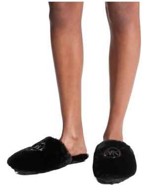 MICHAEL Michael Kors Solid Color Slippers - White