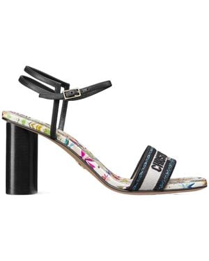 Dior Dway Heeled Sandal - Metallic
