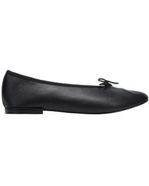 Marine Serre X Camille Repetto Lilouh Crescent Moon Ballet Flats - Black