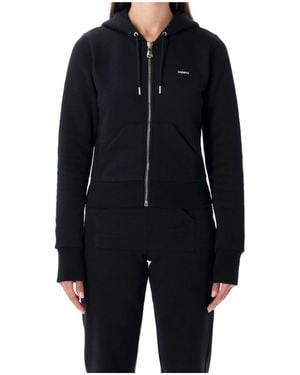 Coperni Zip-Up Drawstring Hoodie - Blue