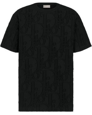 Dior Oblique T-Shirt, Relaxed Fit - Black
